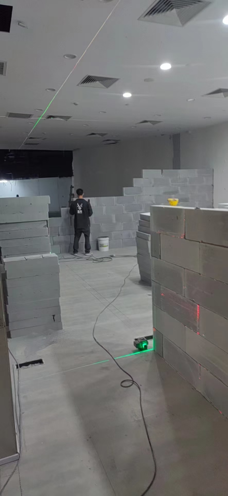加气砖隔墙施工图